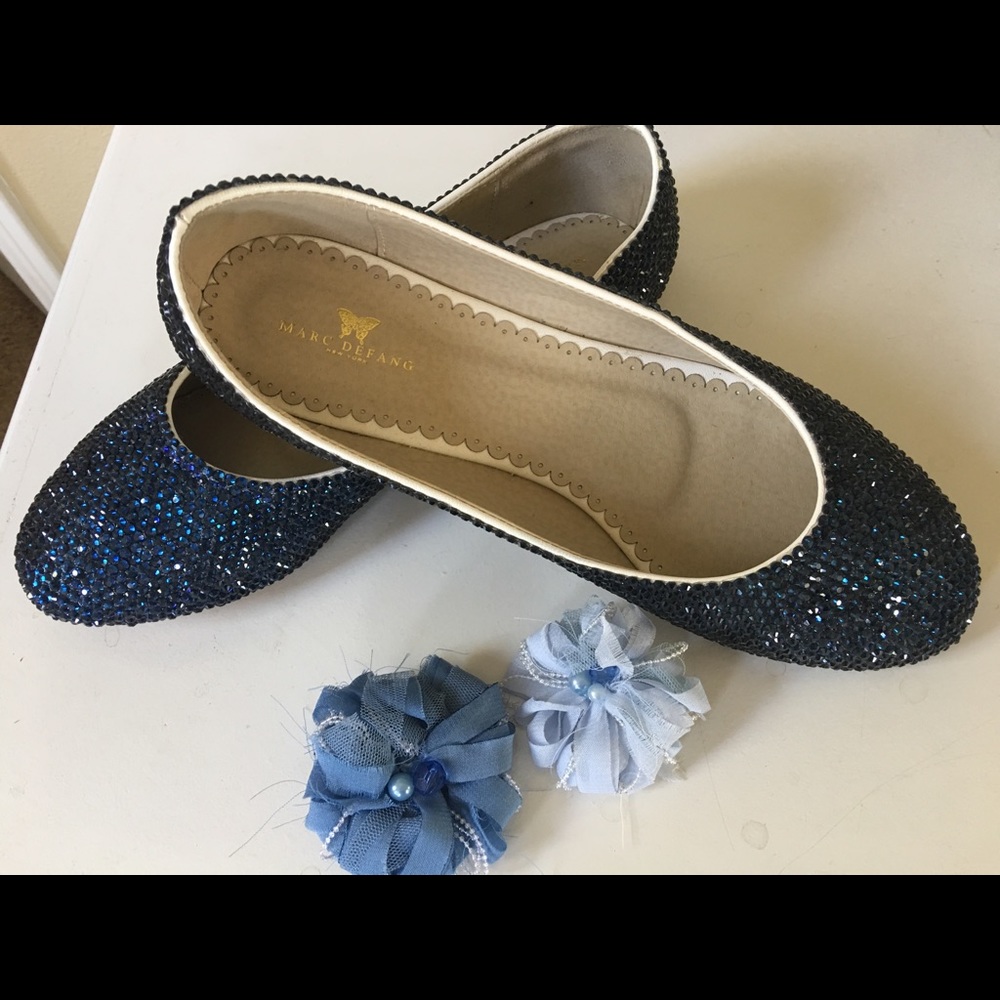 Swarovski Crystal embellished flats
